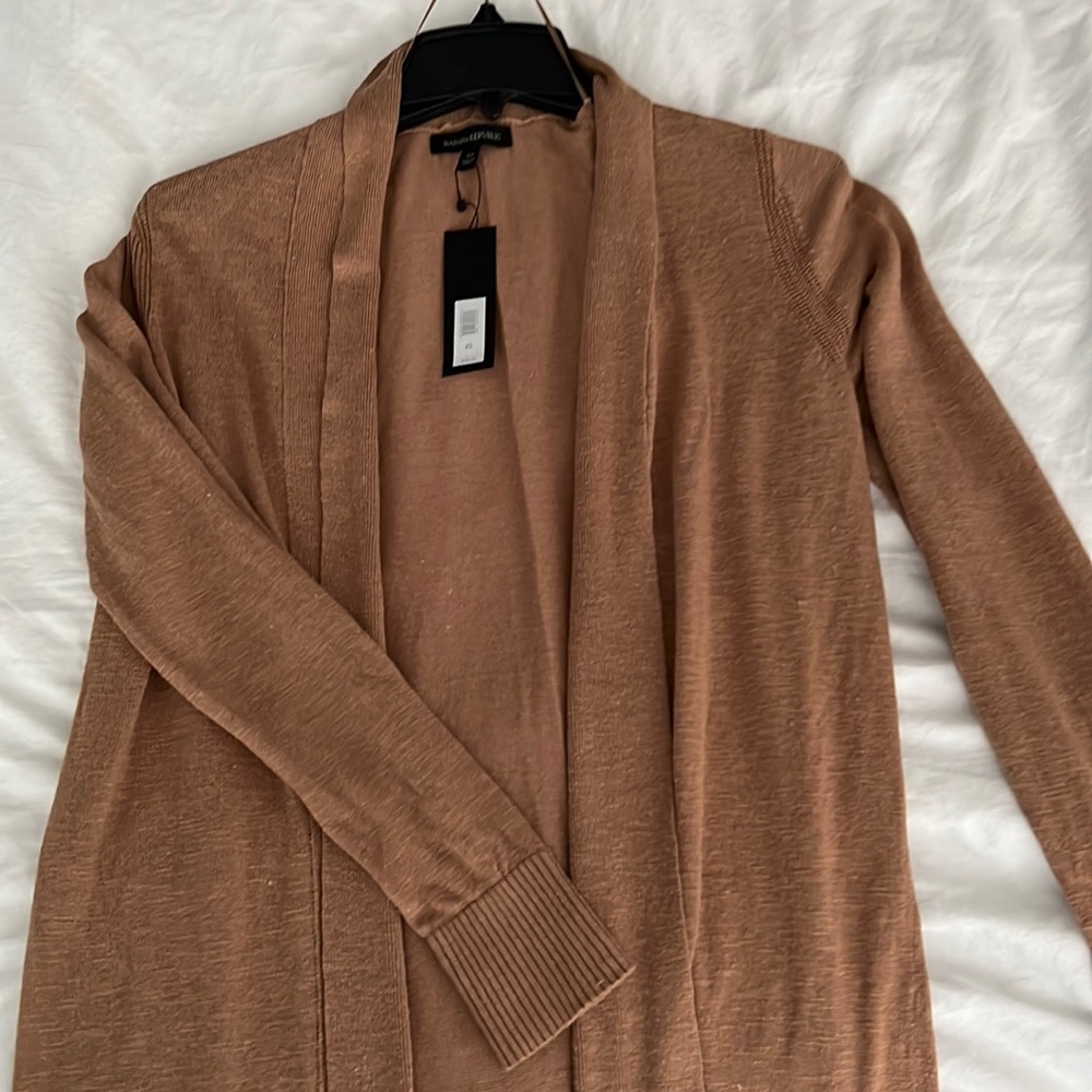 Banana republic long cardigan duster